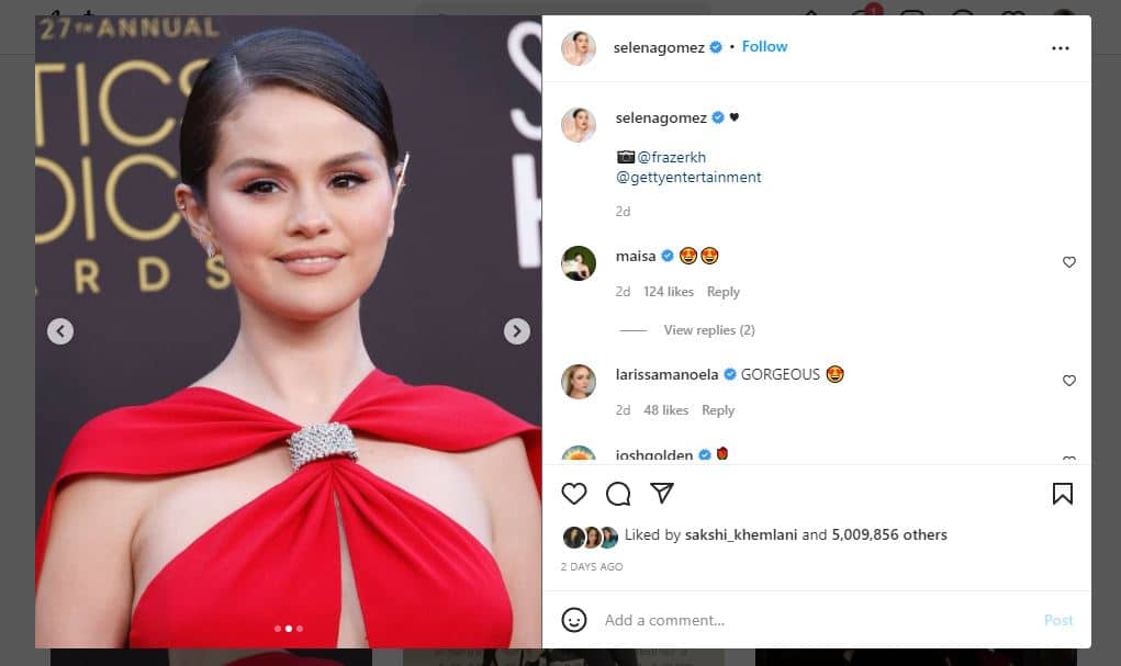 How Much Do Instagram Influencers Make - Selena Gomez