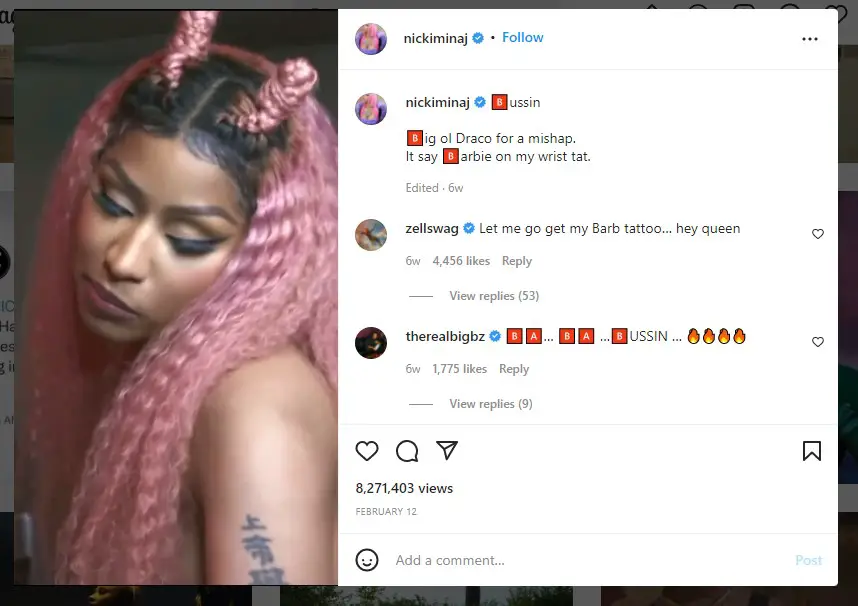Instagram Influencer - Nicki Minaj