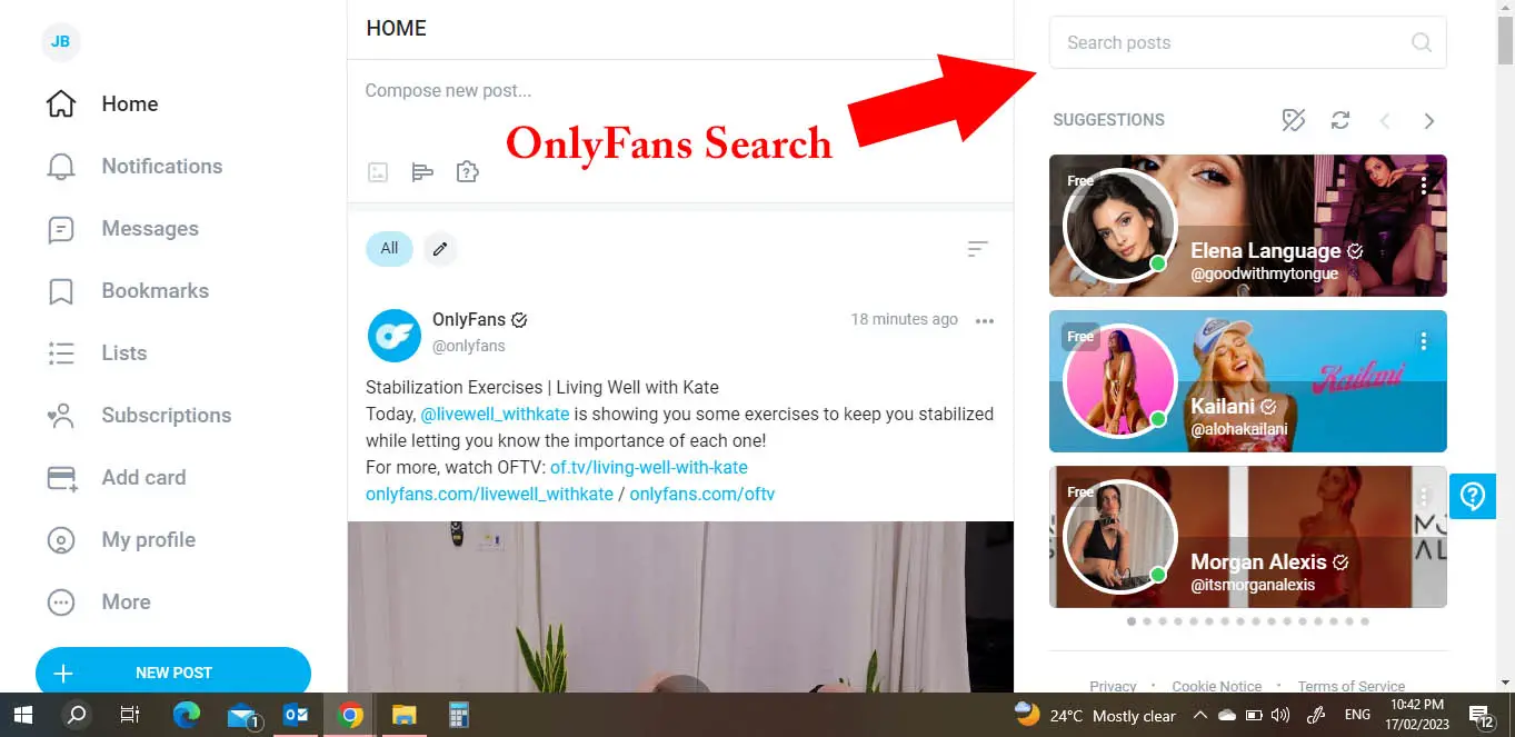 OnlyFans Search