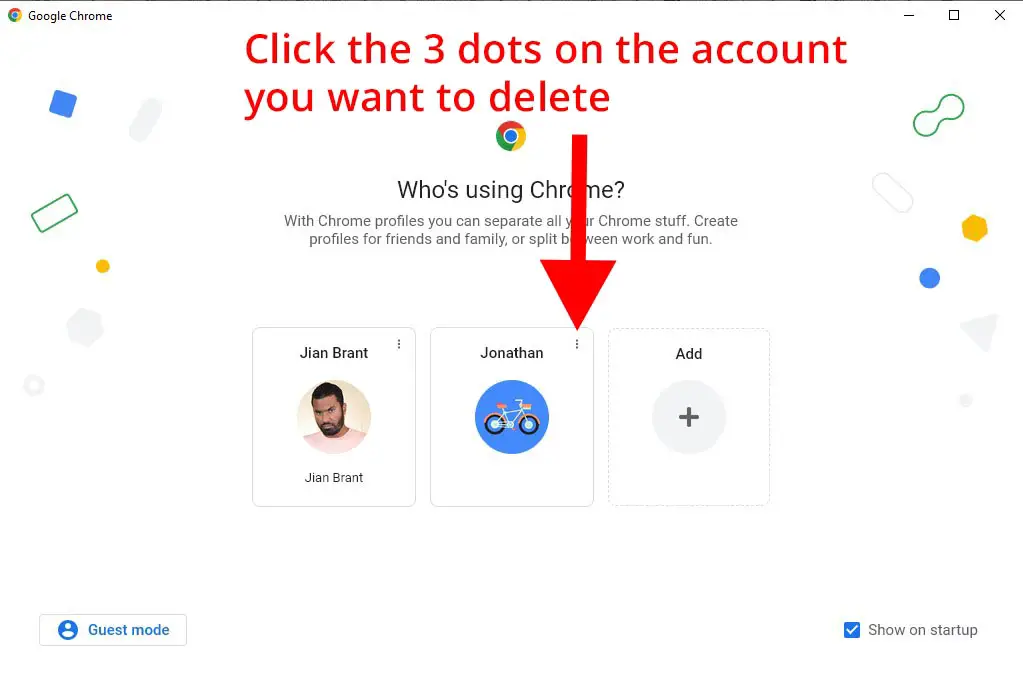 Remove Google Account From Chrome - Settings Select Account
