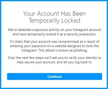 How Fix "Your Account Has Been Temporarily Locked" On Instagram